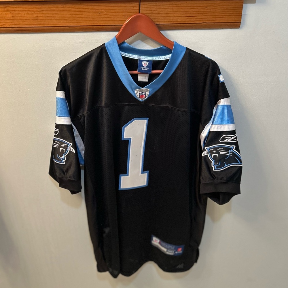 Cam Newton Carolina Panthers Authentic Jersey Black
